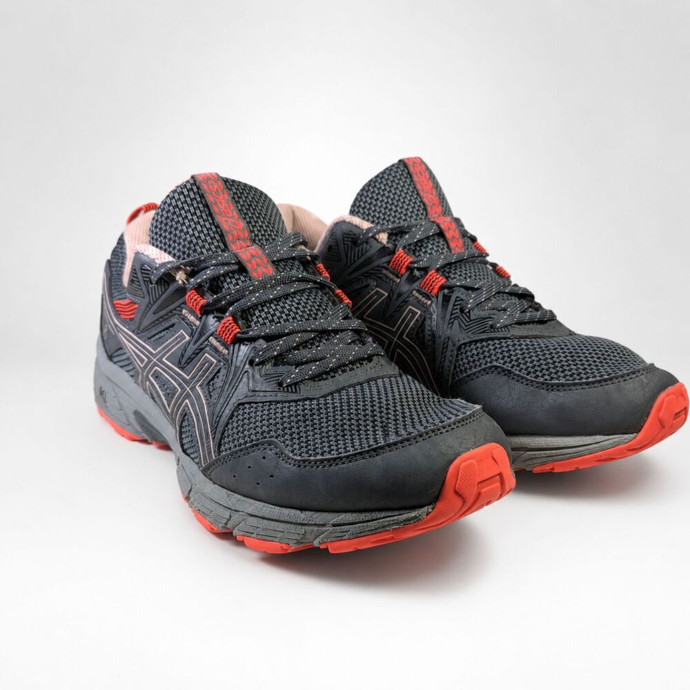 ASICS Gel Venture 8 Women’s Size 8.5 Wide Running Shoes Gray Coral 1012A706